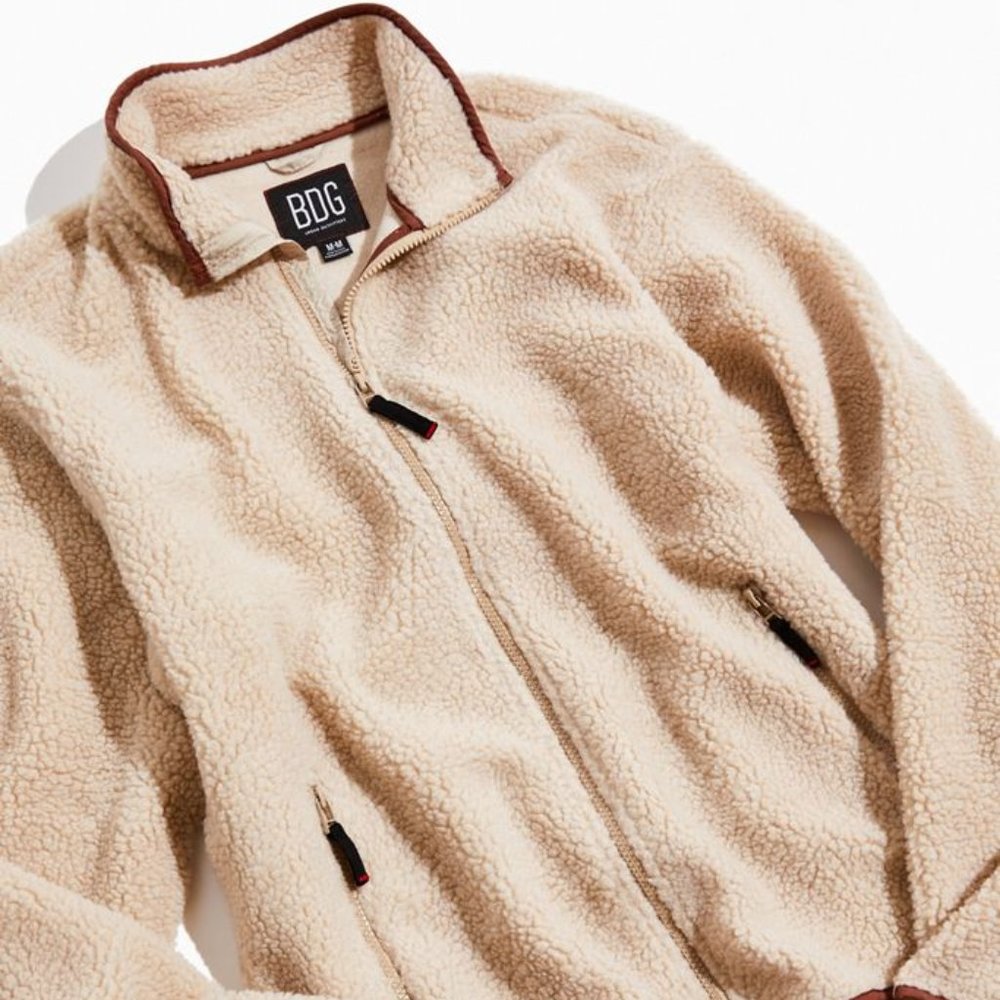 BDG Sherpa Fleece Jacket size XS
